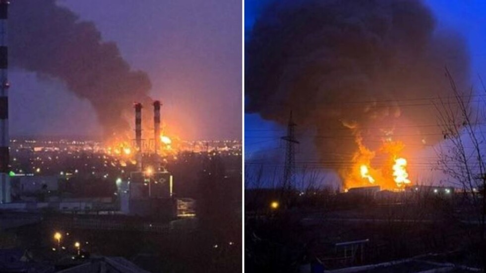 Украински хеликоптери са ударили руски петролен склад до границата