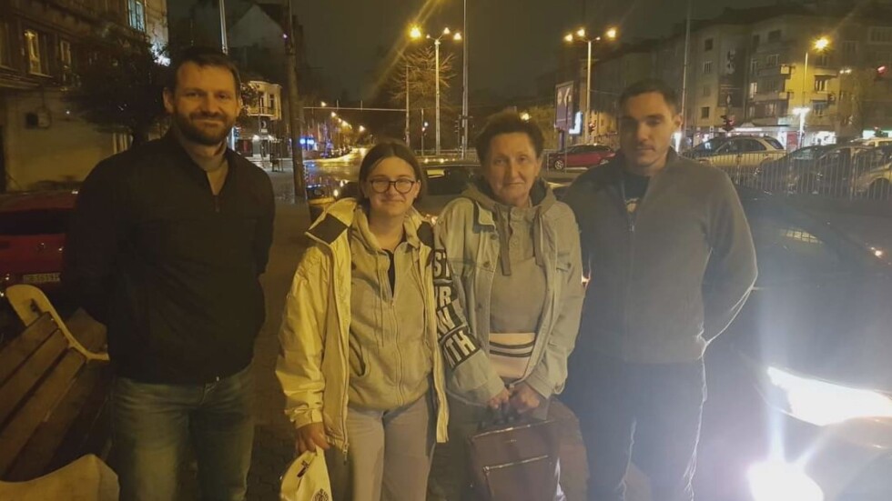 Едно украинско семейство успя да се събере на българска земя