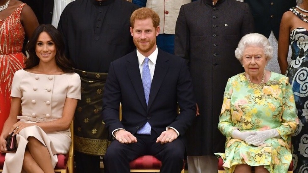 Принц Хари и Меган Маркъл посетиха кралица Елизабет заедно за първи път от 2 г.