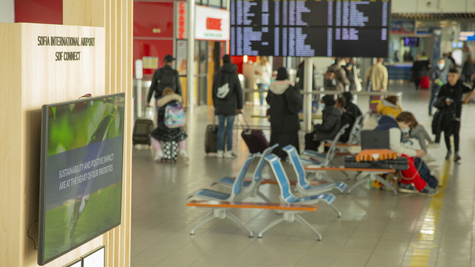 През първото тримесечие: Над 1,5 млн. пътници са летели от и до летище София