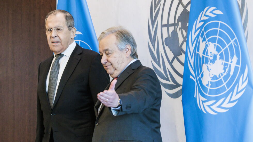 Лавров защити инвазията на Русия в Украйна пред Съвета за сигурност на ООН