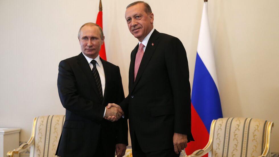 Владимир Путин и Реджеп Тайип Ердоган с историческа среща в Санкт Петербург