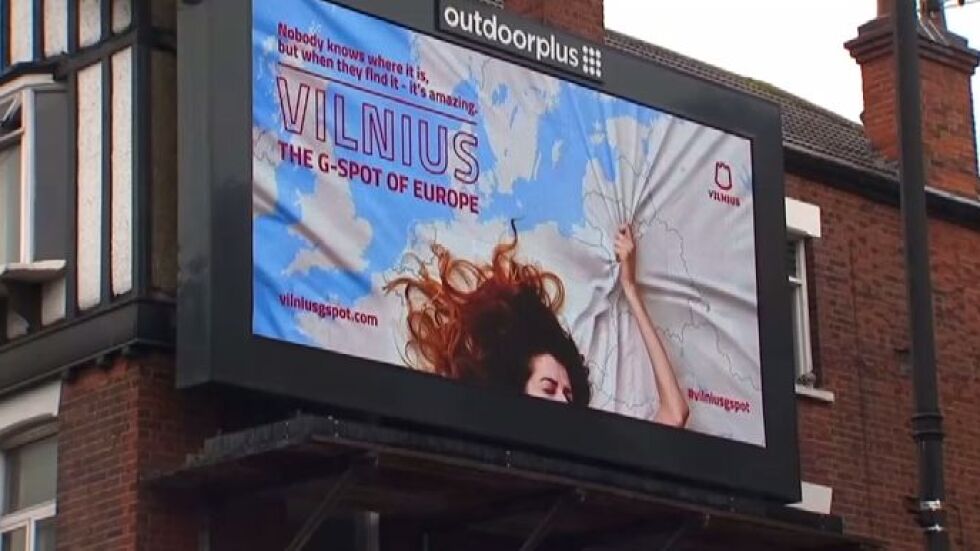 Провокативна реклама: Вилнюс – G-точката на Европа