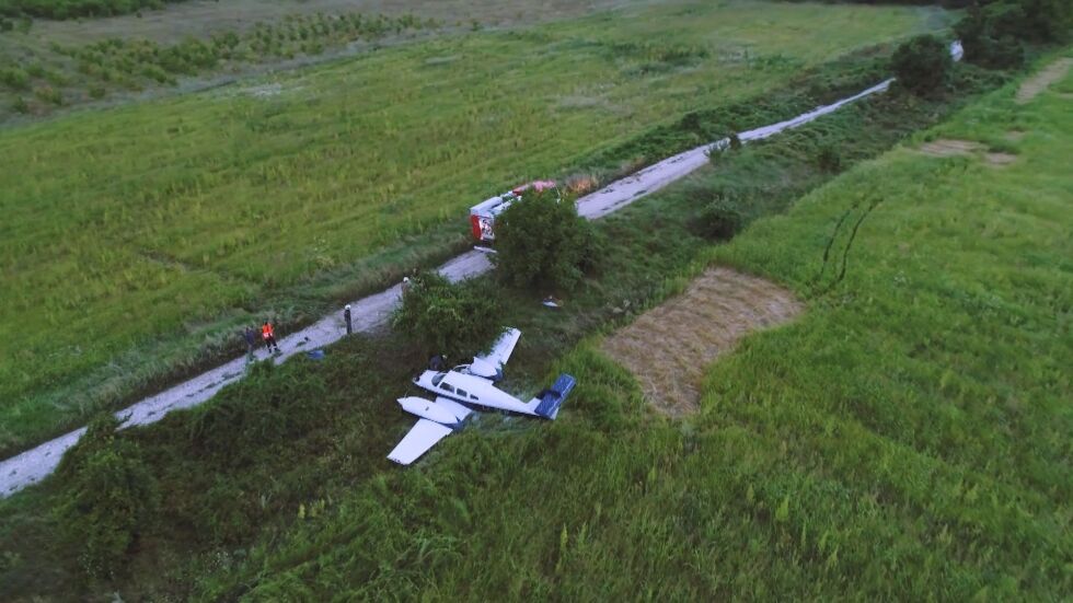 Лекомоторен самолет падна край Шумен