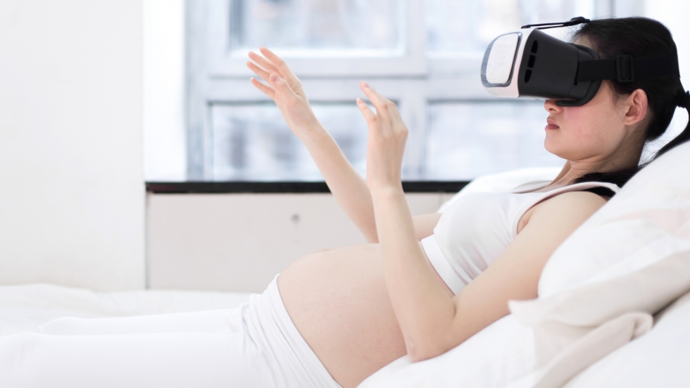 Облекчете болката при раждането с очила за виртуална реалност