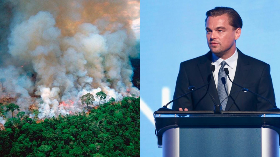 Леонардо ди Каприо дарява 5 млн. долара за борба с пожарите в Амазония