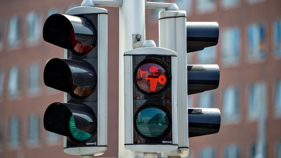 В Дания поставиха викингски светофари