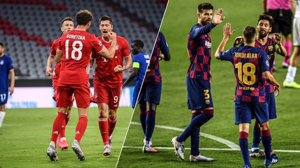 "Барселона" срещу "Байерн" в четвъртфиналите на Шампионска лига