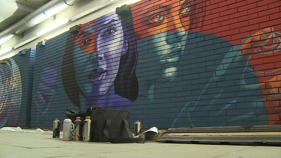  Осем художници преобразяват подлеза при Централната автогара в София 