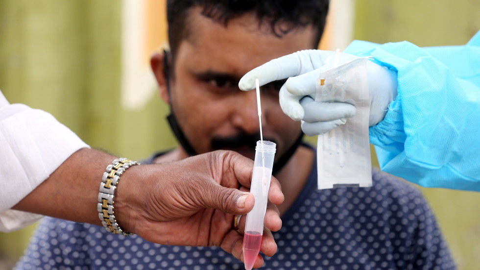 Индия е страната с най-голям ръст на новите случаи на коронавирус