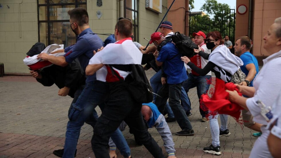 Най-малко 140 души са арестувани при последния протест в Беларус