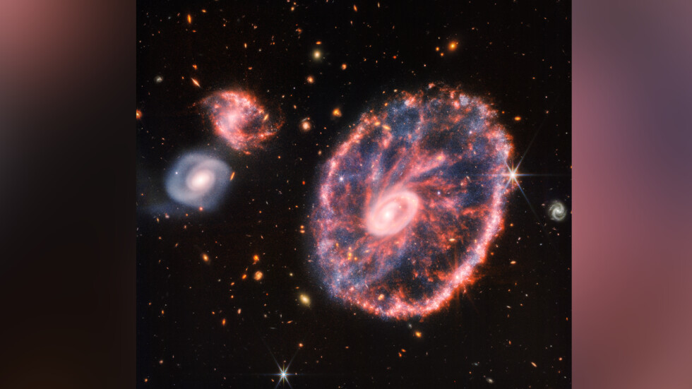 „Джеймс Уеб“ е заснел ясен кадър на далечна галактика