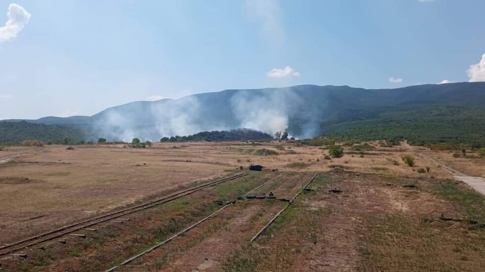 Пожар край пазарджишкото село Црънча