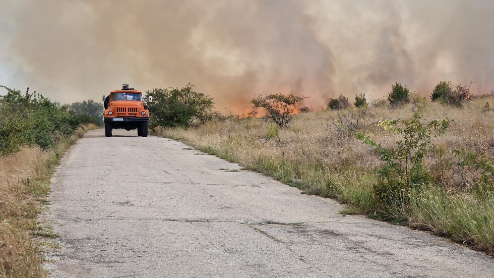 Пожарът в птицекомбинат във Врачанско унищожи и земеделски площи
