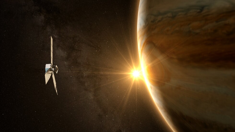 Сондата „Юнона” се доближи успешно до Юпитер за трети път