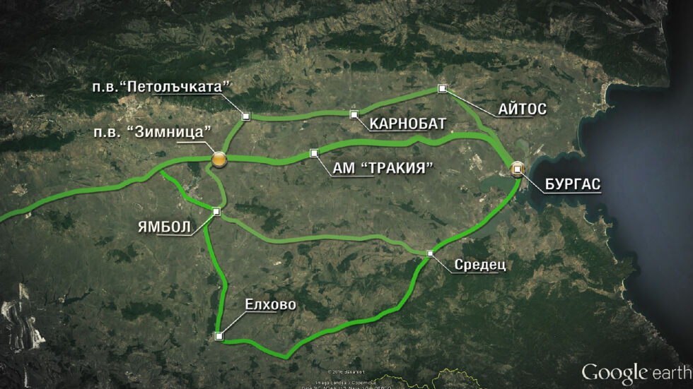 Възстановиха движението по магистрала „Тракия” и Подбалканския път (ОБЗОР)