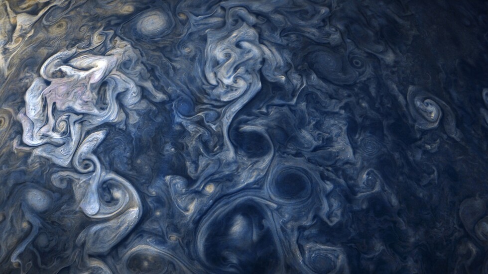 Как изглежда облачно време на Юпитер