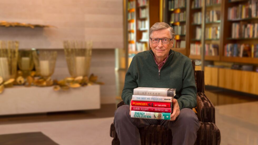 5-те любими книги на Бил Гейтс от 2017