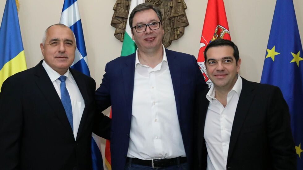 Борисов, Ципрас и Вучич са на работна вечеря в Белград