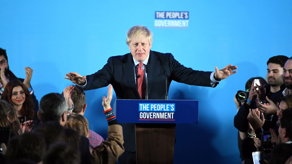 Борис Джонсън с реч към новоизбраните депутати от Консервативната партия