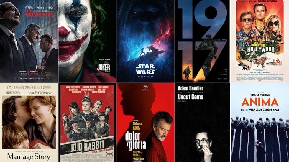 „Ирландецът“, „Жокера“, „Междузвездни войни“ и…: 10-те най-добри филма на 2019 г.