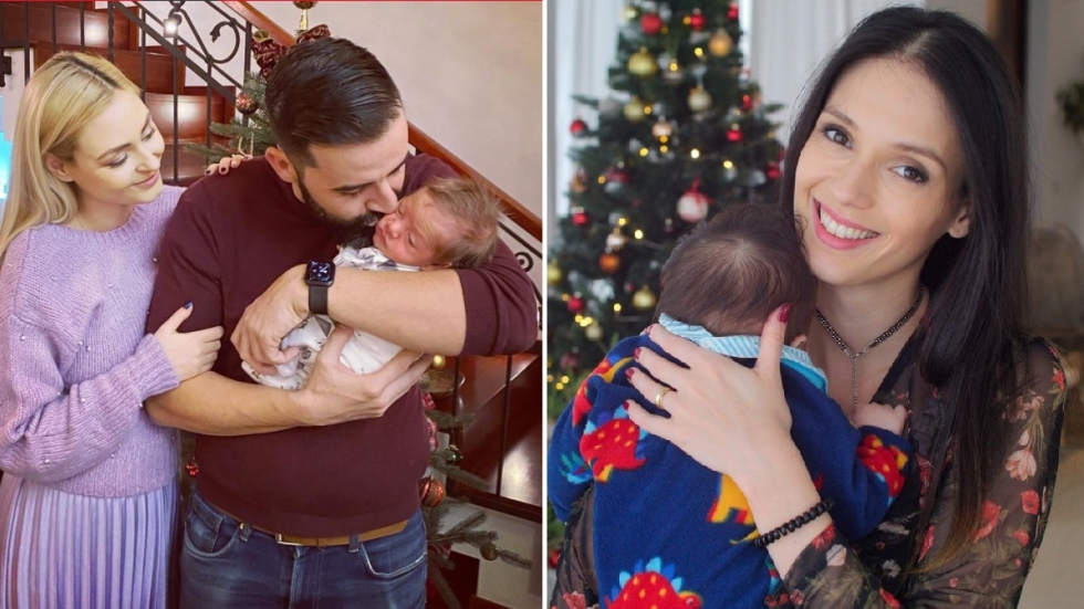 Поли Гергушева и Луиза Григорова отпразнуваха Коледа за пръв път с децата си