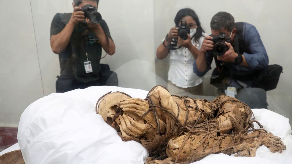 Археолози откриха мумия на около 1200 г.
