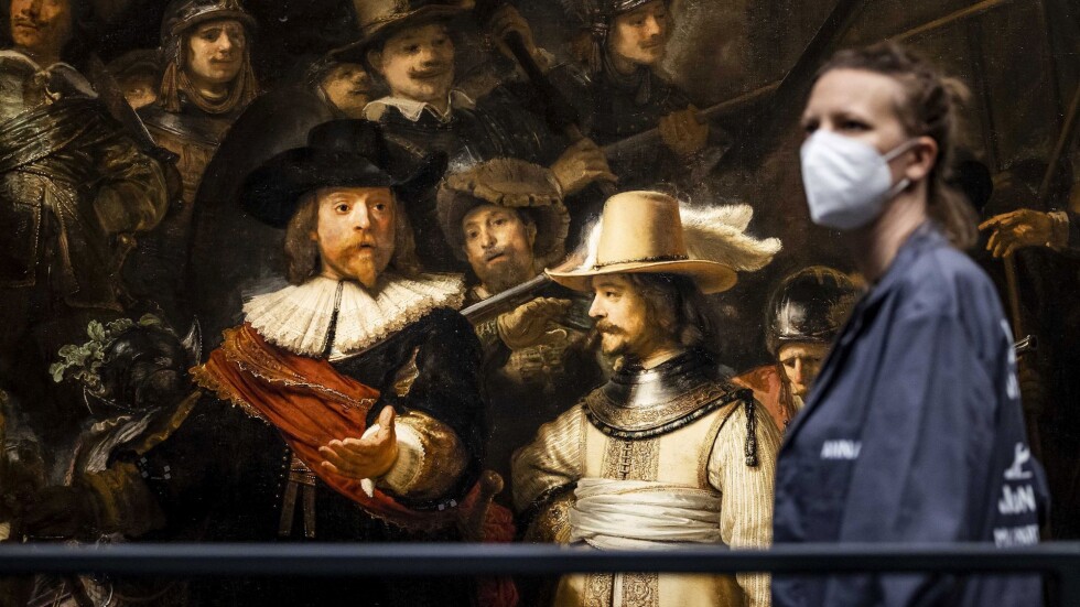 Намериха скрита скица под картината "Нощна стража" на Рембранд