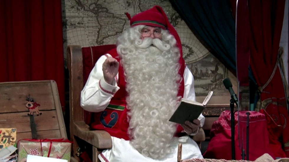 Дядо Коледа с обръщение от Лапландия