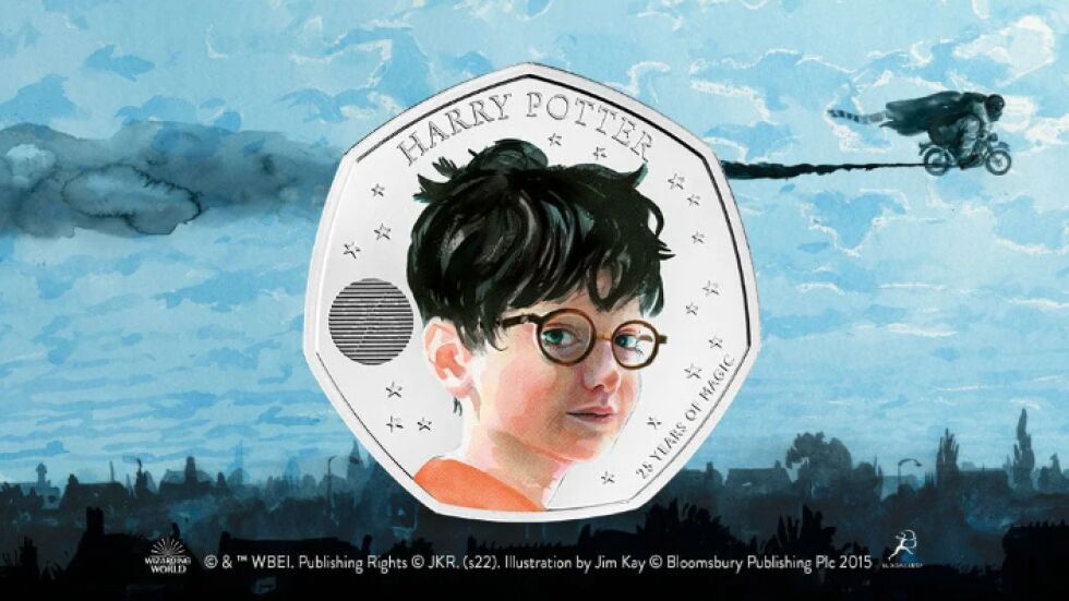 25 години Хари Потър: Кралският монетен двор пуска специални монети с илюстрации (СНИМКИ)