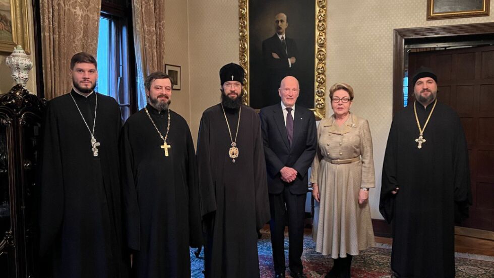 Сакскобургготски прие във „Врана” Митрофанова и делегация от Руската църква