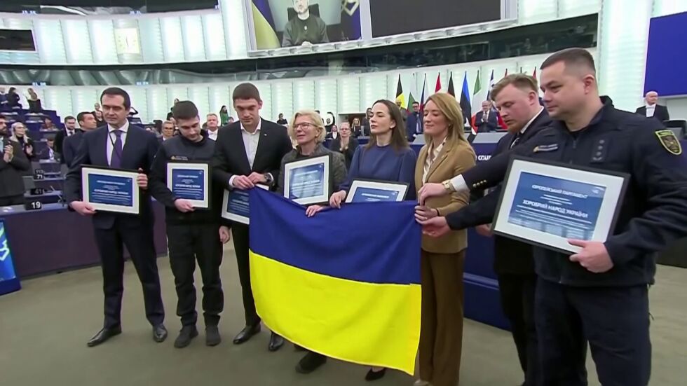 За куража и съпротивата срещу Русия: Украинският народ получи наградата „Сахаров“