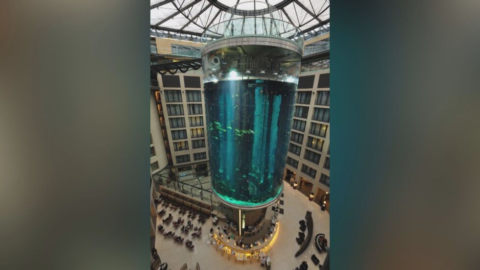 Полицията не издирва заподозрени за експлозията на най-големия цилиндричен аквариум