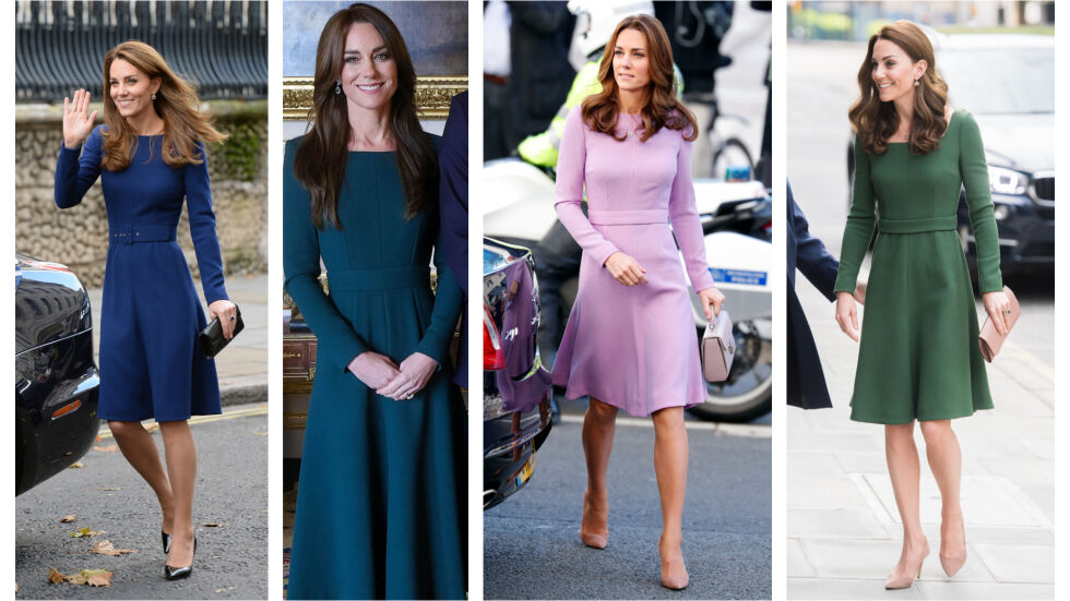 Кейт Мидълтън притежава тази рокля в 4 различни цвята! Кой е дизайнерът и колко струва?