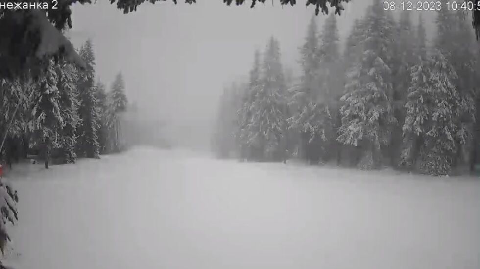 Над 20 см сняг в Пампорово: Курортът се готви за старт на ски сезона (ВИДЕО и СНИМКИ)