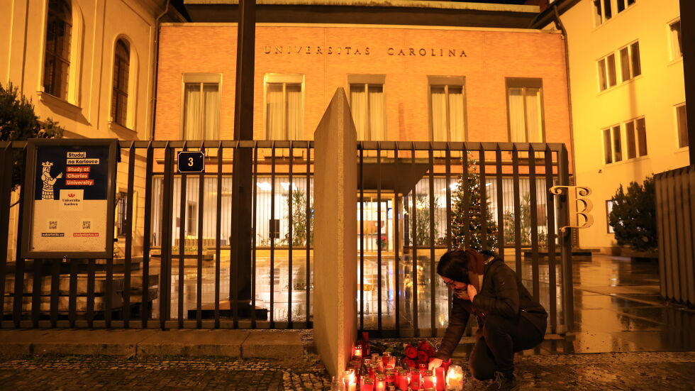 След масовата стрелба в Прага: Ден на национален траур в Чехия в събота
