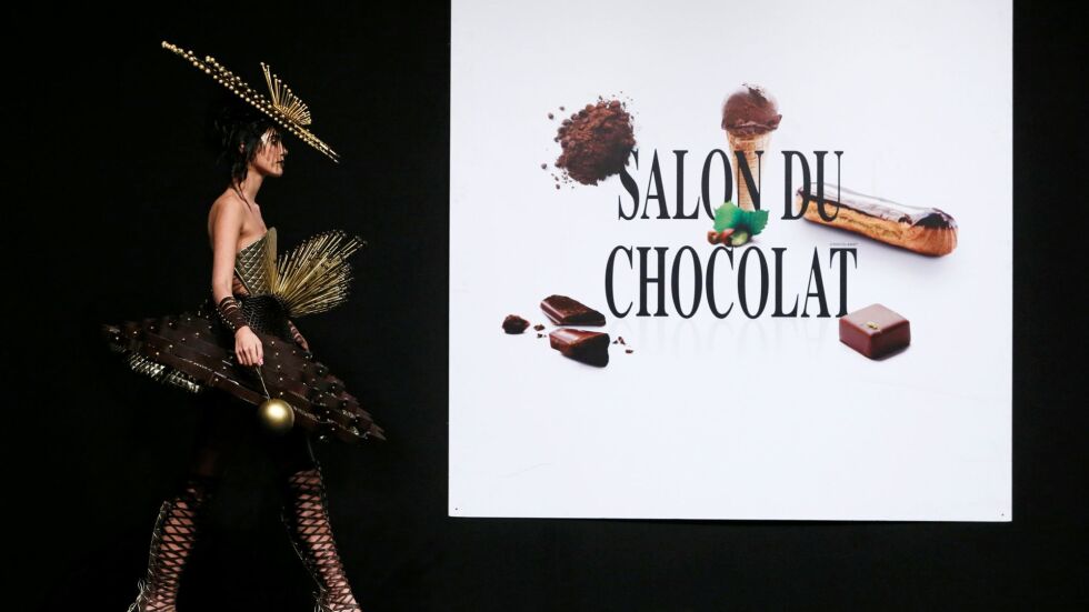 Мода от шоколад в Брюксел (СНИМКИ И ВИДЕО)