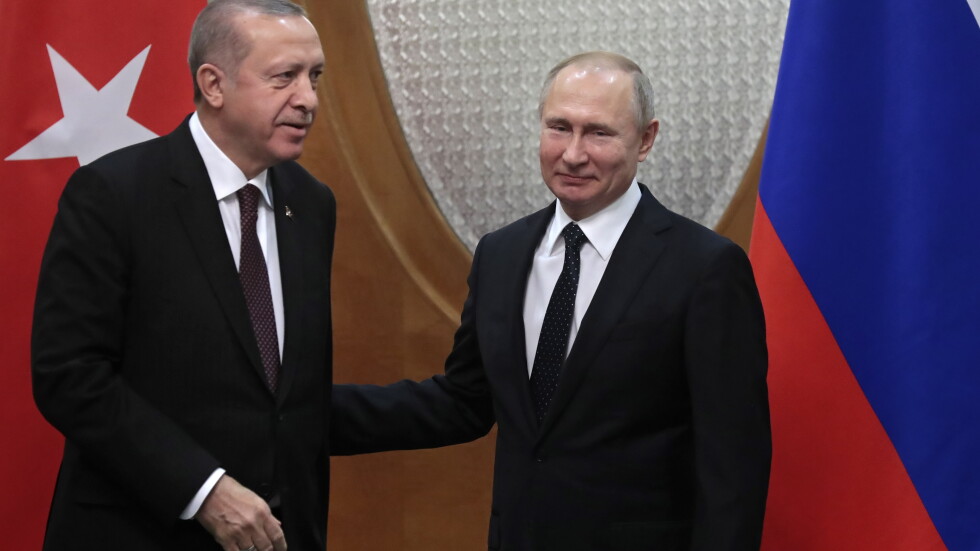 Ердоган на посещение при Путин заради Сирия