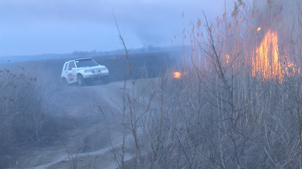 Пожарът в местността Калимок унищожи 3000 дка растителност