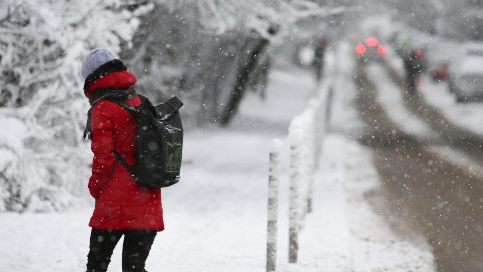 Зимна обстановка в България: Снеговалежът затвори пътища и ограничи движението