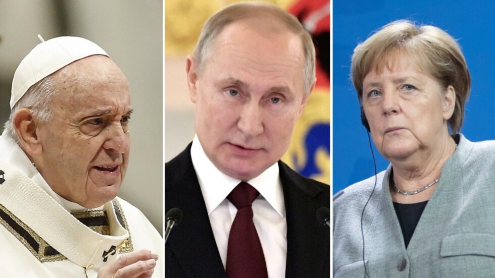 "Галъп интернешънъл": Папата, Путин и Меркел са най-харесвани от българите