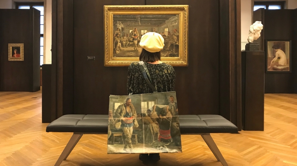 Ърбън стил: Чанти с картини на известни художници
