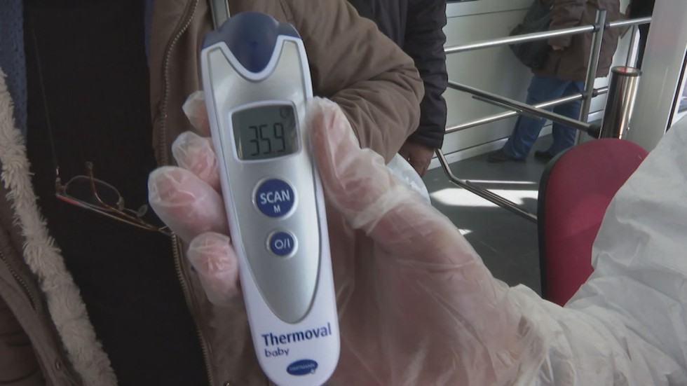 Измерват температурата на влизащите на ГКПП "Капитан Андреево" заради коронавируса