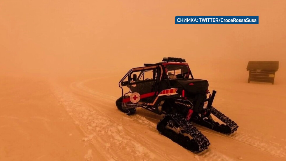 „Сняг“ от Сахара: Праховите частици преобразиха ски курорти в Пиринеите и Алпите