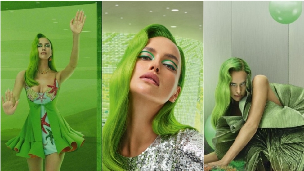 От косата до петите: Защо Ирина Шейк е зелена? (СНИМКИ)