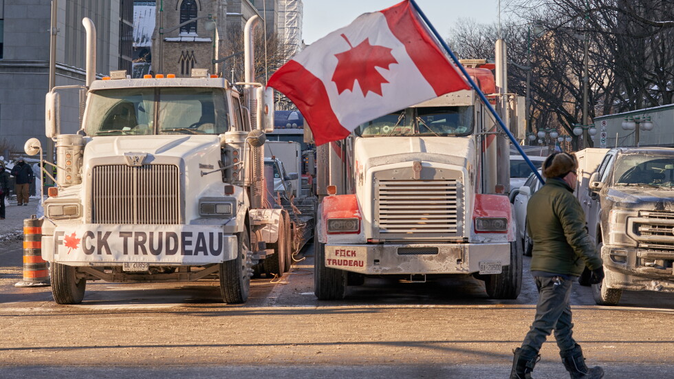 Канадският премиер заяви, че протестиращите шофьори няма да го уплашат