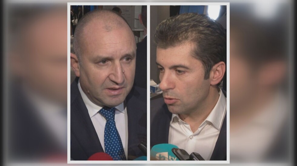 Румен Радев и Кирил Петков в задочен спор за Северна Македония и рокадите в енергетиката