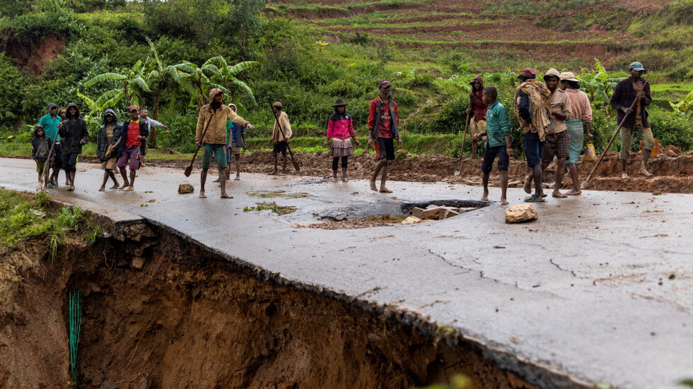 Циклонът „Бацирай” взе жертви в Мадагаскар