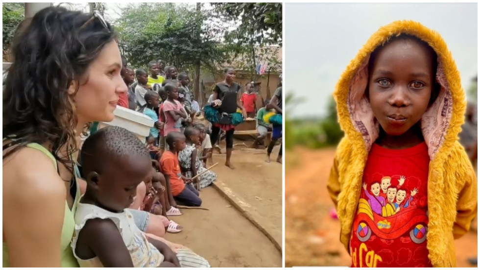 Даяна Ханджиева замина за Уганда: танцува и черпи деца с лакомства през телена ограда