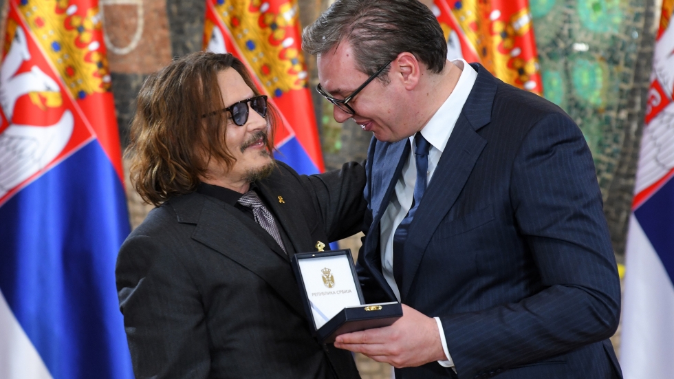 Признание за Джони Деп - холивудският актьор получи най-високия сръбски орден